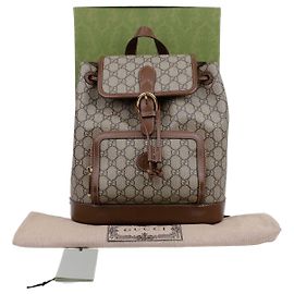 Gucci Zaino Interlocking Marrone