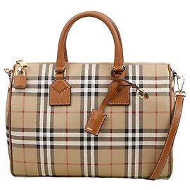 Burberry Borsa a spalla Bowling Tote Marrone