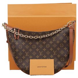 Louis Vuitton Saco de Ombro e Tiracolo Loop Hobo Monogram Canvas Multicor