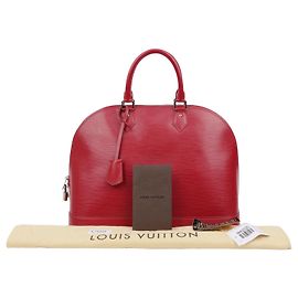 Louis Vuitton Saco Tote Alma MM Marrom