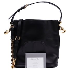 Dior Medium Bag Schwarz Kalbsleder Schwarz