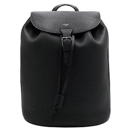 Céline Mochila Polka Large em couro de bezerro grão Night Green Verde