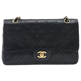 Chanel Timeless - Classic Double Flap Leather Medium Black