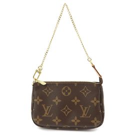 Louis Vuitton Pochette Accessoires Monogram Canvas Mini Marrone