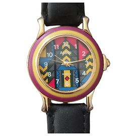 Autre Marque Relógio Albin com mostrador multicolorido Multicor Gold hardware