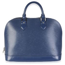 Louis Vuitton Navy Epi Alma PM Bleu