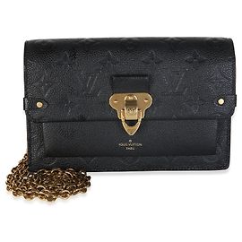 Cartera con cadena Louis Vuitton Vavin Monogram Empreinte negra Negro