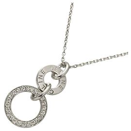 Céline Celine 18K White Gold Diamond Necklace Other