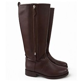 Hermès Botas de montar en cuero marrón Castaño