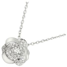 Colar Chanel Camélia de Diamantes em Ouro Branco 18K Outro