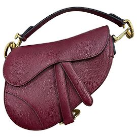 Bolsa Dior Saddle Bordeaux