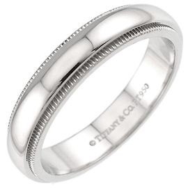 Autre Marque Tiffany & Co. Milgrain Ring aus Platin Andere