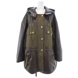 Céline CELINE Lambskin Leather Jacket Brown