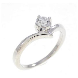 Autre Marque Anello 4℃ PT950 Diamante Argento
