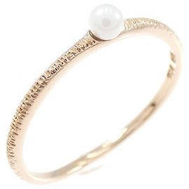 Autre Marque ete K10 Pink Gold Akoya Perlenring Pink