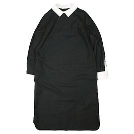 Autre Marque Vestido camisa BEAMS BOY de espiga Negro