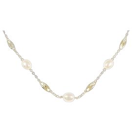 Collier Mikimoto en perles d'eau douce Au750 Doré