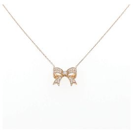 Autre Marque Collier Au750 avec diamants Rose