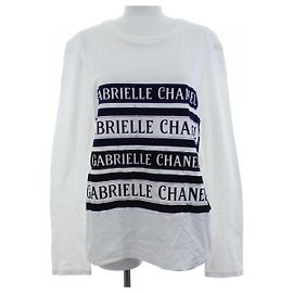Top Chanel Blanco de Tela Blanco
