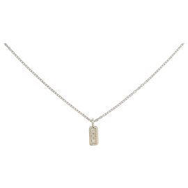 Autre Marque Collier en or jaune K10 et diamants Doré