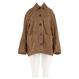 Soeur Brown Leather Jacket Brown
