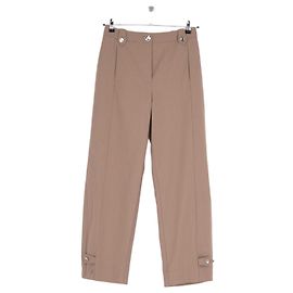Ganni Beige Baumwollhose Beige