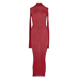 Isabel Marant Abito lungo rosso Rosso