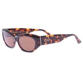 Autre Marque Óculos de sol tartaruga "Blair" Marrom
