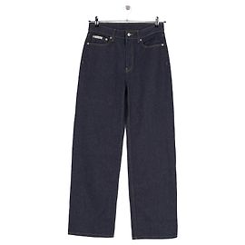 Calvin Klein Jeans a gamba larga in cotone blu navy Blu navy