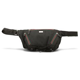 Gucci Black Nylon Web Belt Bag Black