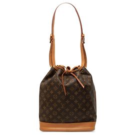 Louis Vuitton Brown Monogram Noe GM Marrom
