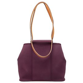 Hermès Purple Toile Cabag 32 Purple
