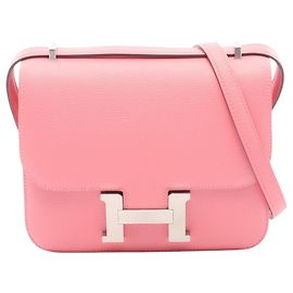 Hermès Pink Mini Evercolor Constance 18 Rose