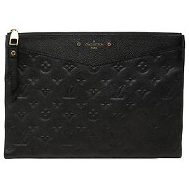 Pochette Daily Louis Vuitton Monogram Empreinte Noir Noir
