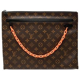 Louis Vuitton Brown Monogram Solar Ray A4 Pochette Marron