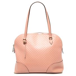 Bolsa Gucci Pink Microguccissima Bree Dome Tote Rosa