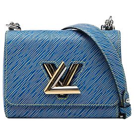 Louis Vuitton Blue Epi Denim Twist MM Bleu