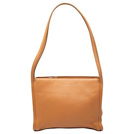 LOEWE Brown Leather Shoulder Bag Brown Caramel