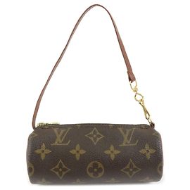 Louis Vuitton Papillon Pochette Monogram Canvas Mini Marron