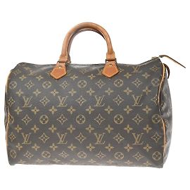 Louis Vuitton Speedy Monogram Canvas 35 Marrom