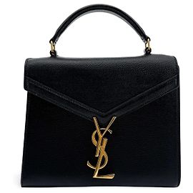 Autre Marque Saint Laurent Cassandra Leather Small Preto