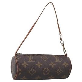 Louis Vuitton Papillon Pochette Monogram Canvas Mini Marron