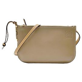 Bolso Loewe Gate Double Zip Beige Gris
