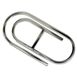 Sujetabilletes Hermès de acero plata Otro