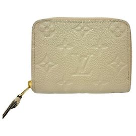 Portamonete Louis Vuitton Monogram Empreinte Beige Monogramma