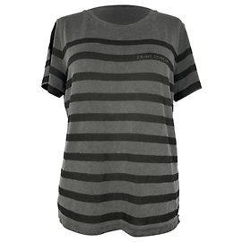 Autre Marque Camiseta de punto a rayas Saint Laurent en algodón gris Gris