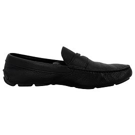 Mocassini Penny Prada in pelle nera Nero