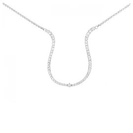 Autre Marque Colar de Diamantes Au750 Dourado