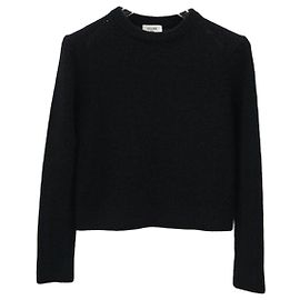 Céline Pull à col rond en cachemire XS Vert