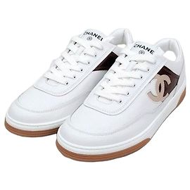 Chanel Baskets Tennis Jenny Vert